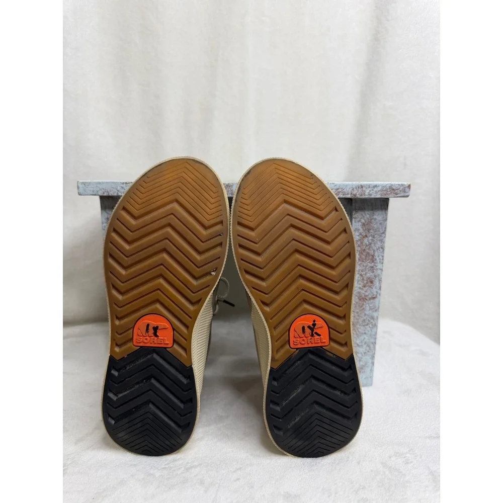 Sorel Out N About Classic Duck Boot Womens 9 Khaki Black NL5153-264 Waterproof‎